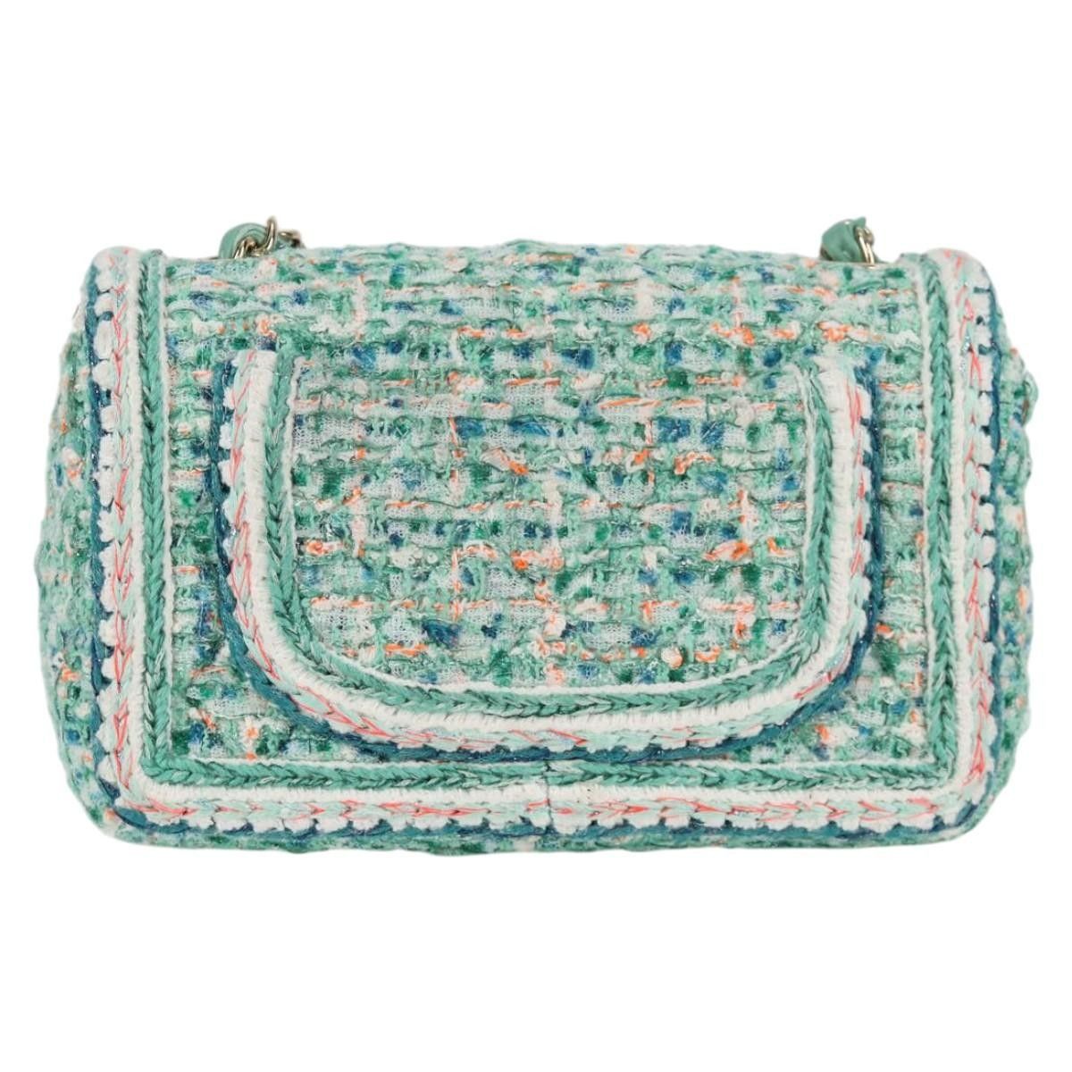 Chanel Chanel Classic Single Flap Bag Braided Quilted Tweed Size ONE SIZE - 2 Thumbnail