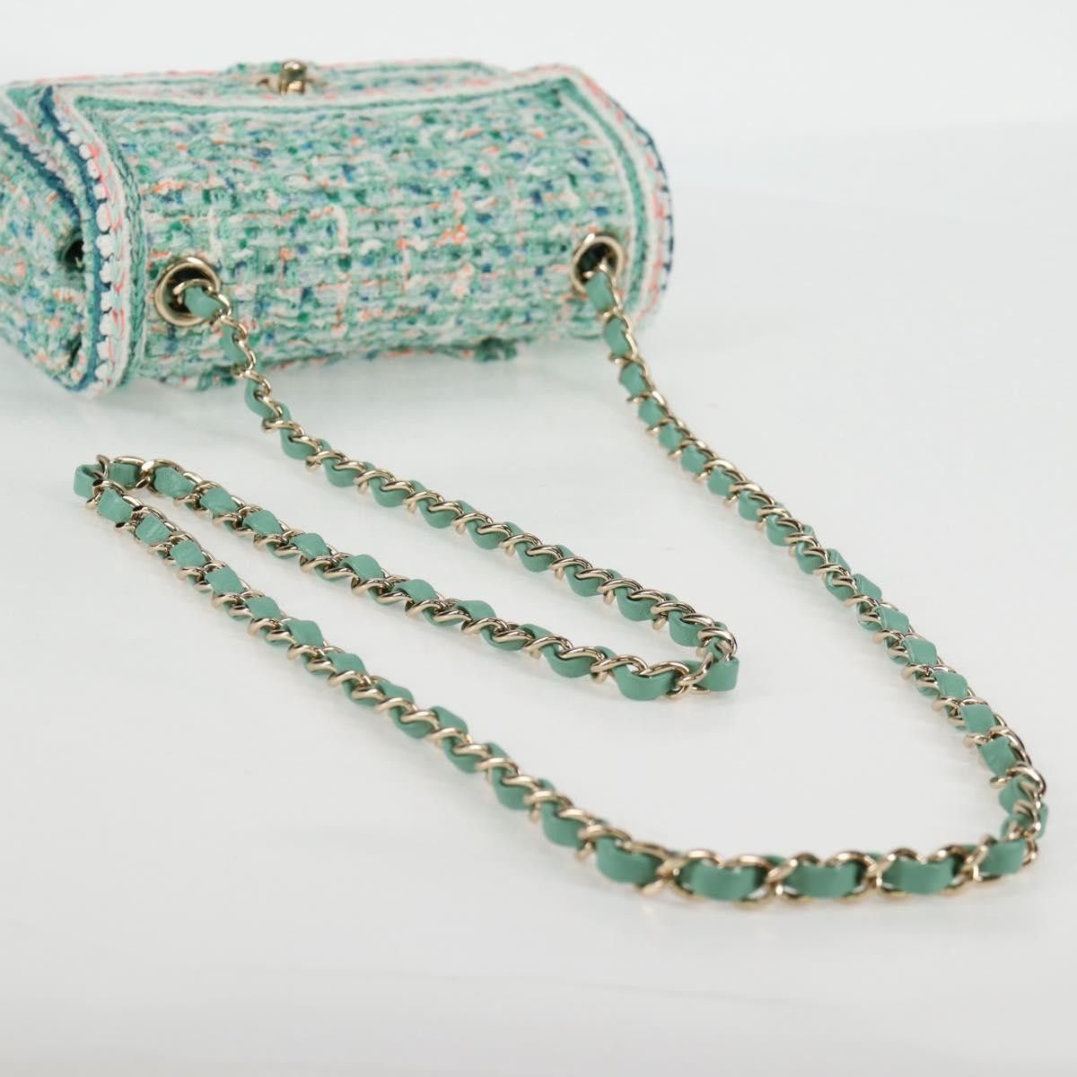 Chanel Chanel Classic Single Flap Bag Braided Quilted Tweed Size ONE SIZE - 8 Thumbnail