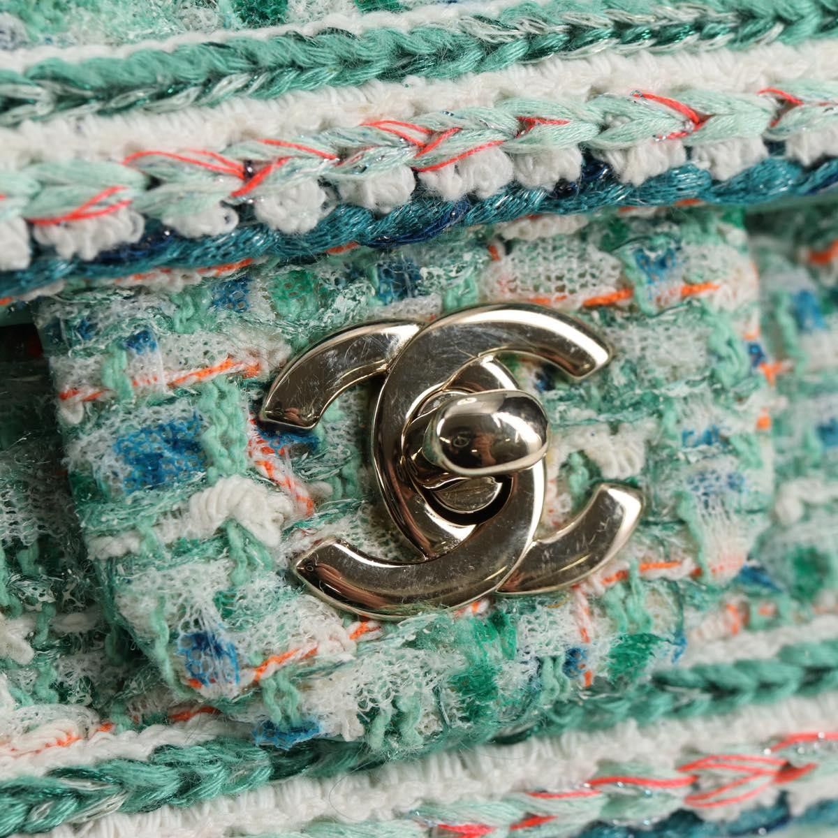 Chanel Chanel Classic Single Flap Bag Braided Quilted Tweed Size ONE SIZE - 13 Thumbnail