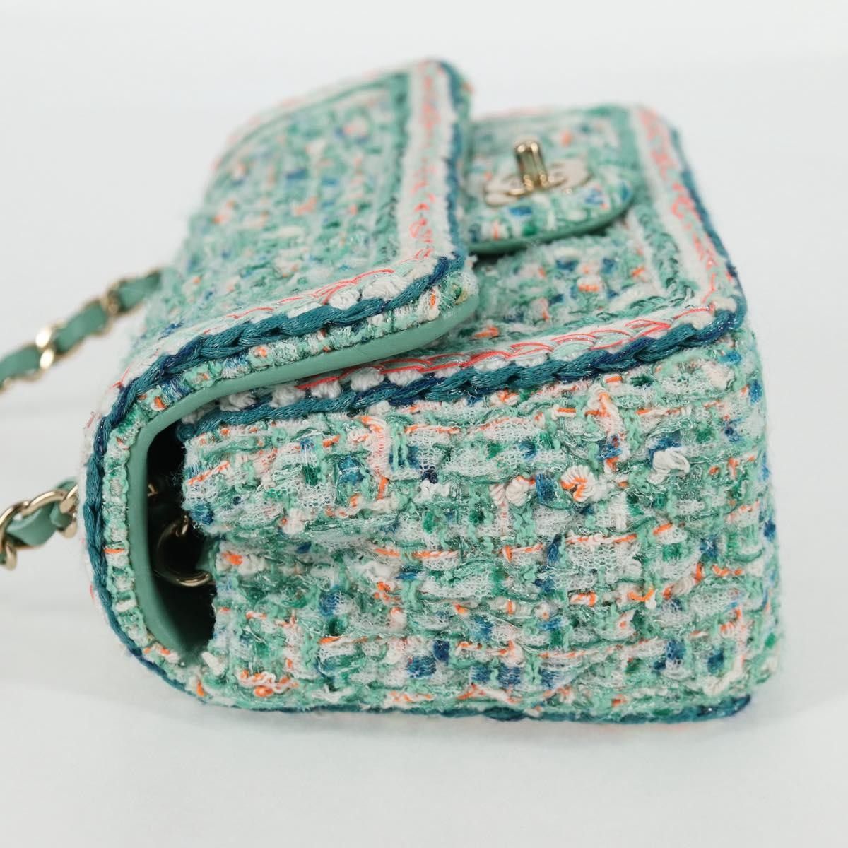 Chanel Chanel Classic Single Flap Bag Braided Quilted Tweed Size ONE SIZE - 3 Thumbnail