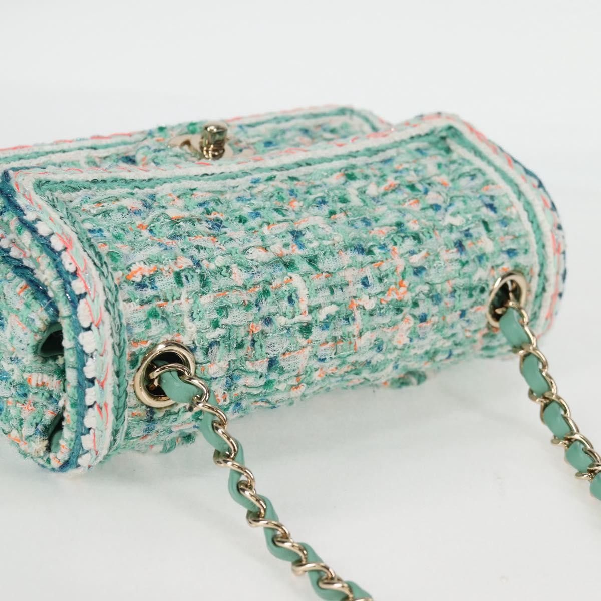 Chanel Chanel Classic Single Flap Bag Braided Quilted Tweed Size ONE SIZE - 20 Thumbnail