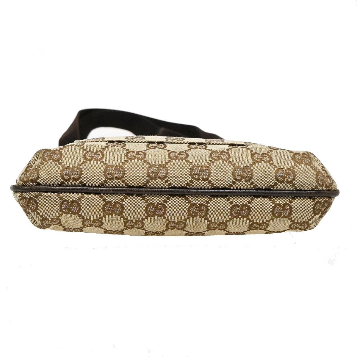 Gucci Gucci Zip Top Messenger GG Canvas with Leather Size ONE SIZE - 11 Thumbnail