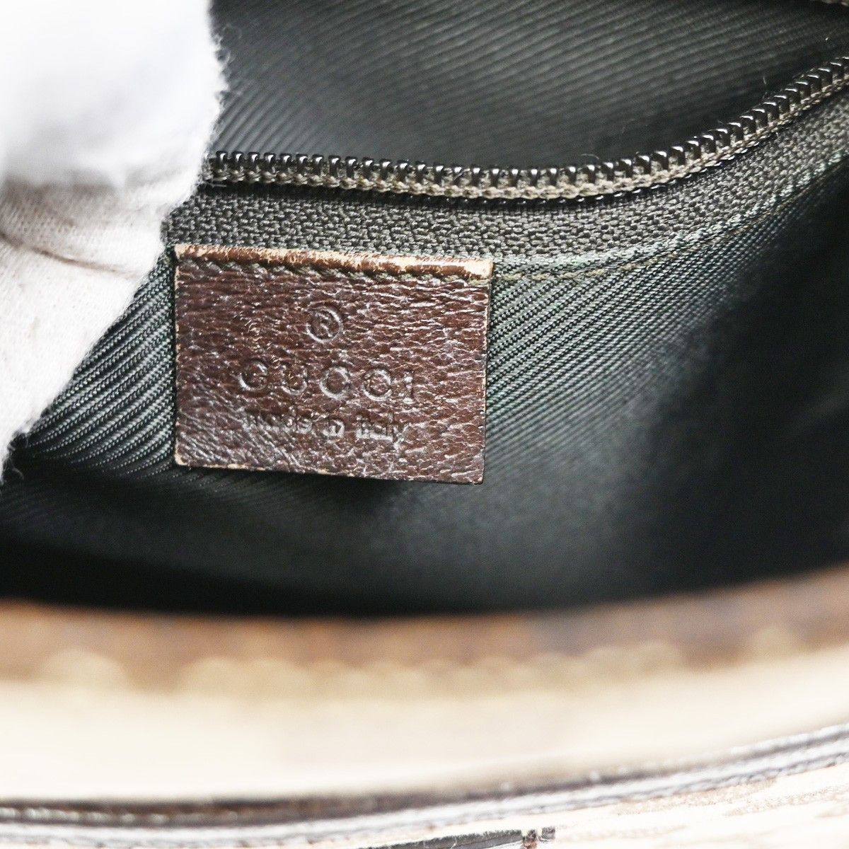 Gucci Gucci Zip Top Messenger GG Canvas with Leather Size ONE SIZE - 6 Thumbnail