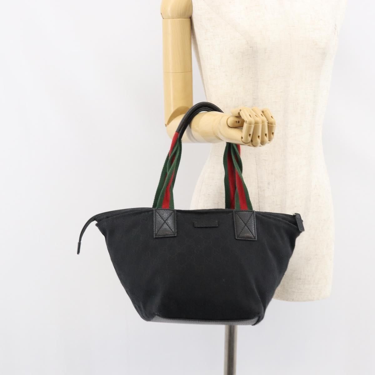 Gucci Gucci Web Zip Tote GG Canvas Size ONE SIZE - 14 Thumbnail