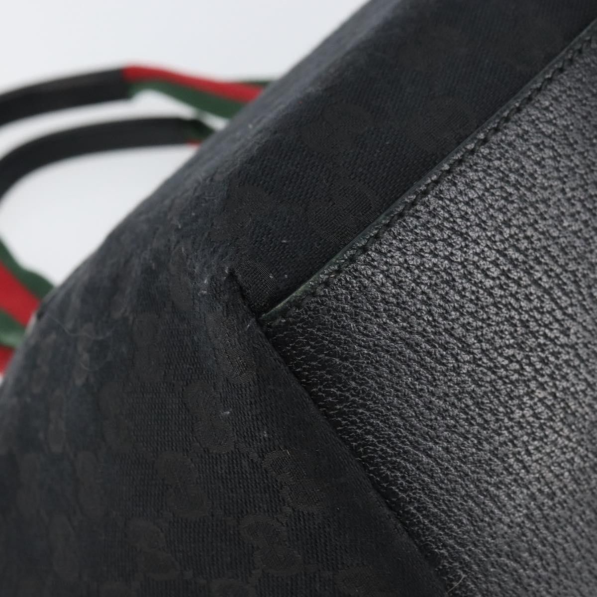 Gucci Gucci Web Zip Tote GG Canvas Size ONE SIZE - 12 Thumbnail
