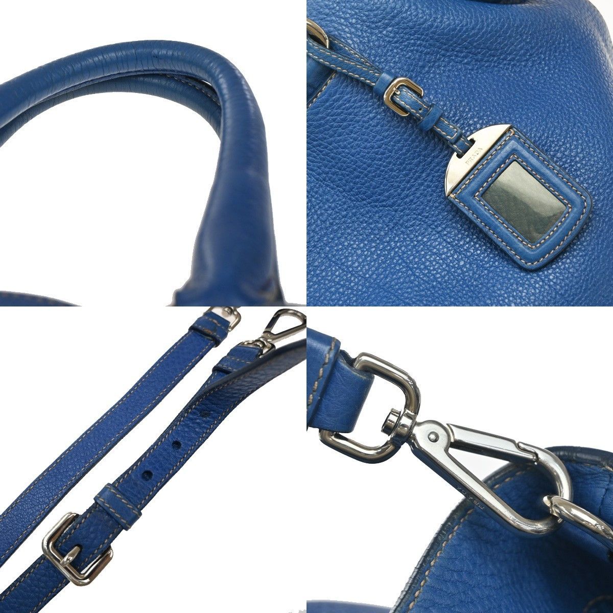 Prada Prada Vintage Tote Leather Size ONE SIZE - 9 Thumbnail