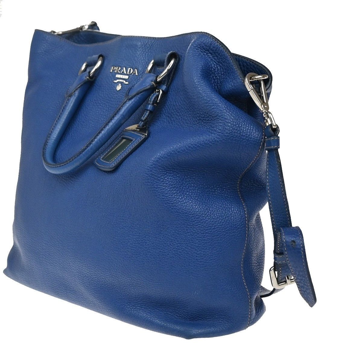 Prada Prada Vintage Tote Leather Size ONE SIZE - 3 Thumbnail