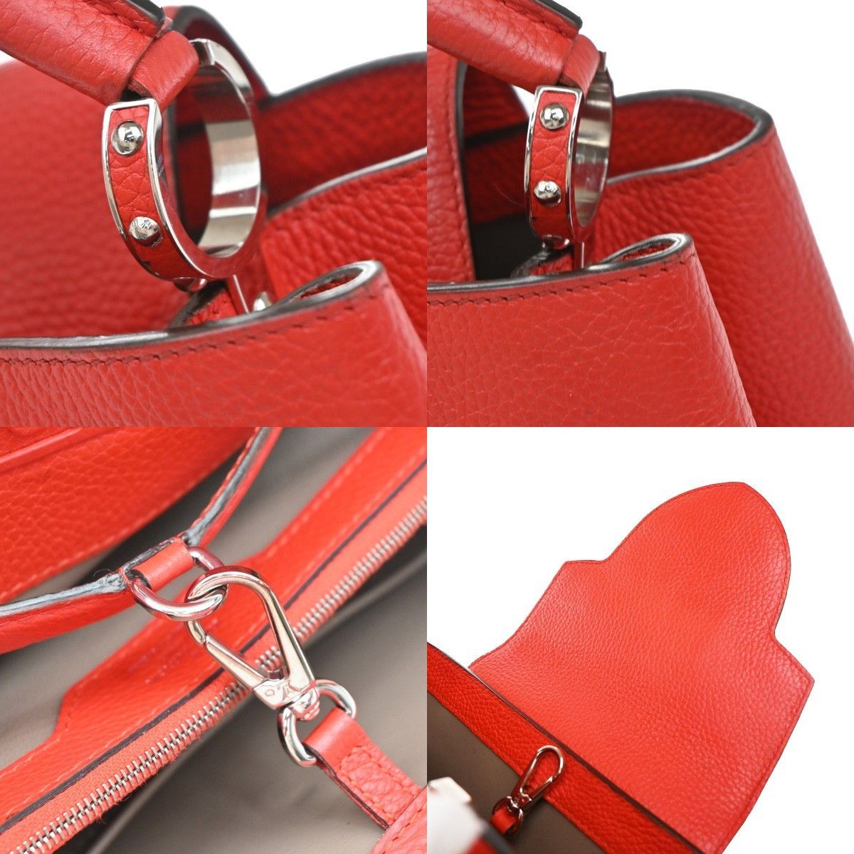 Louis Vuitton Louis Vuitton Capucines Bag Leather Size ONE SIZE - 10 Thumbnail