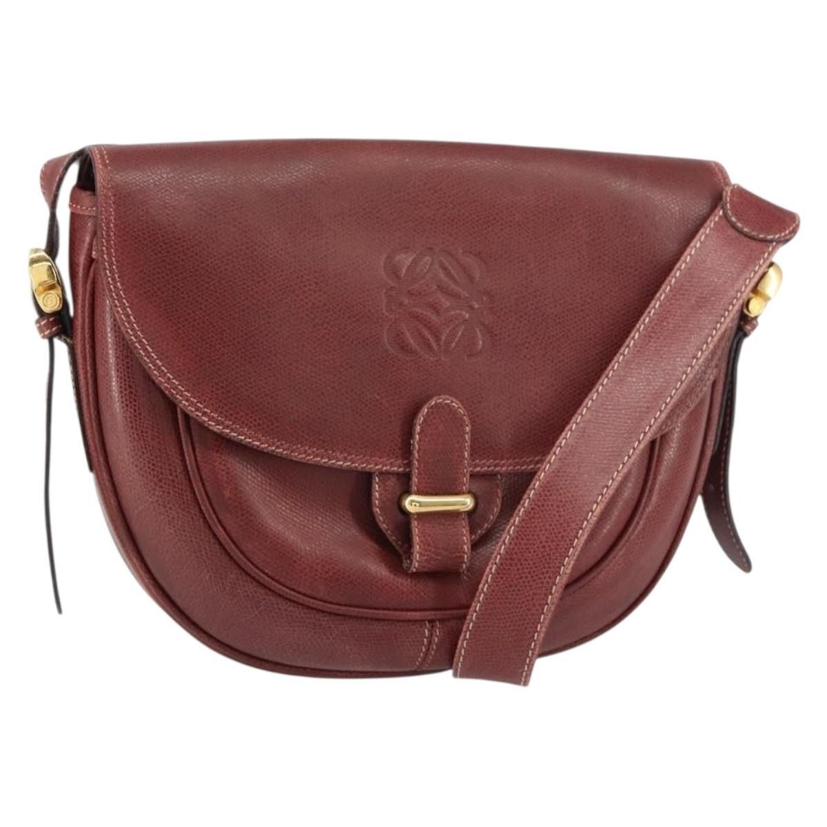 Loewe Loewe Anagram Shoulder Bag Leather Size ONE SIZE - 19 Thumbnail