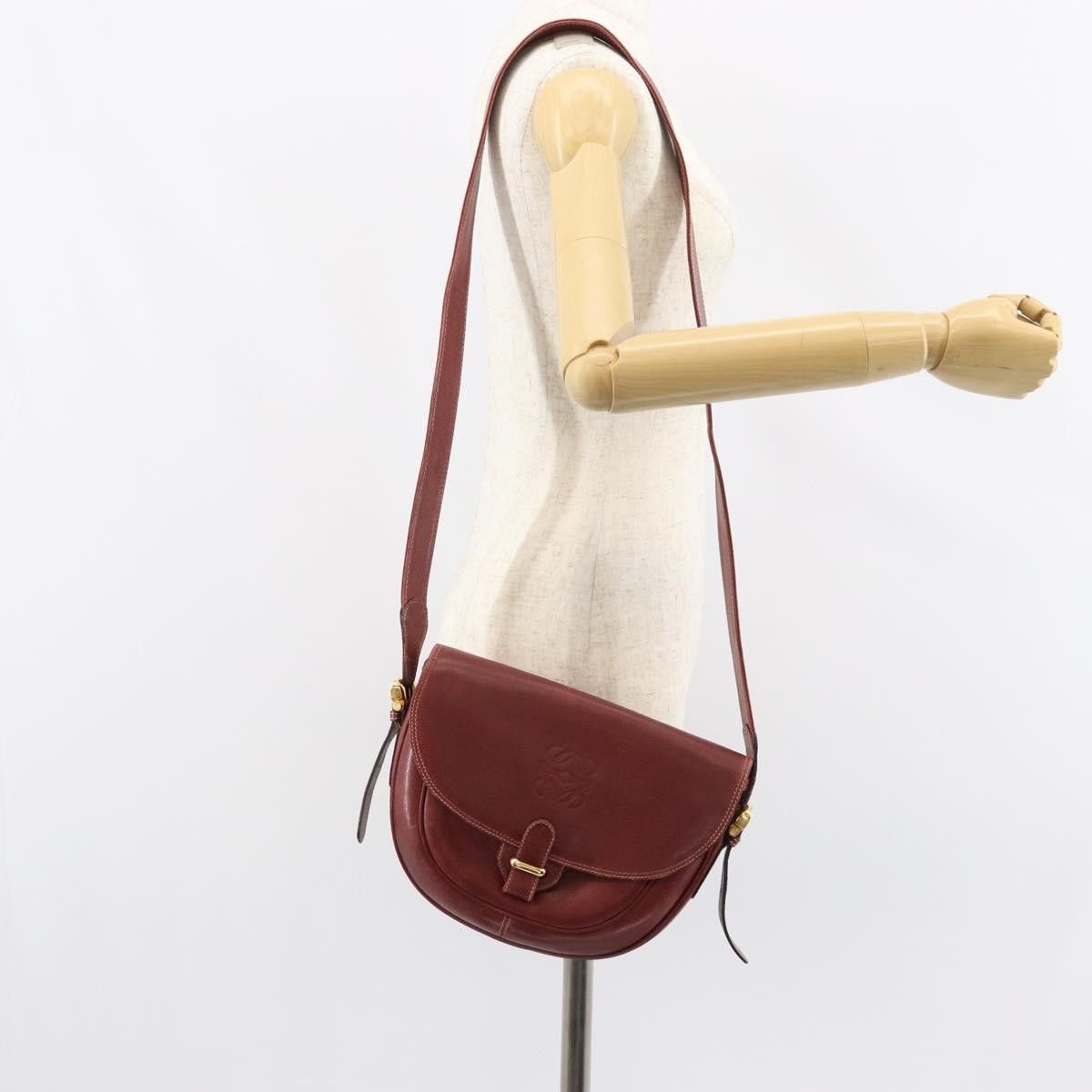 Loewe Loewe Anagram Shoulder Bag Leather Size ONE SIZE - 15 Thumbnail