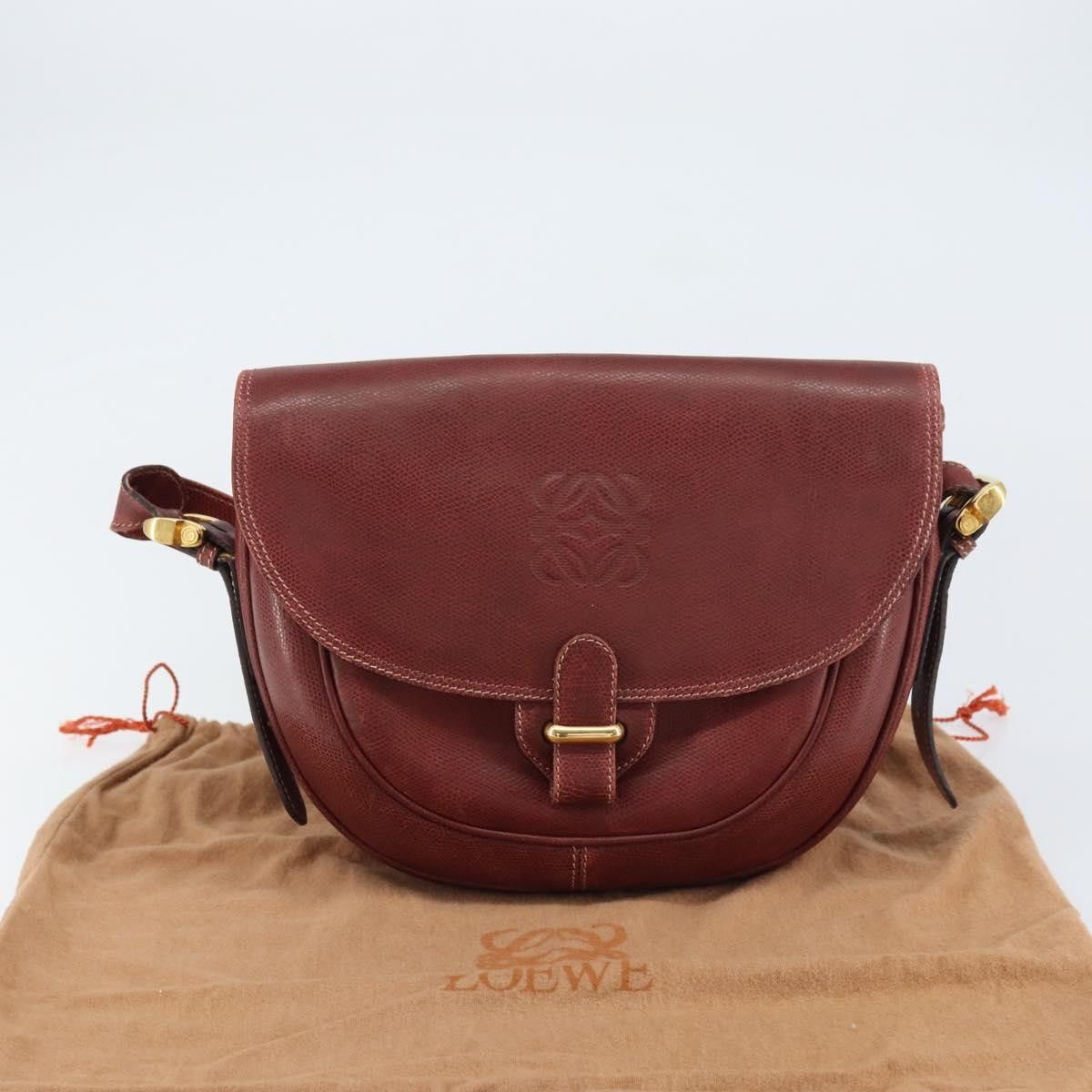 Loewe Loewe Anagram Shoulder Bag Leather Size ONE SIZE - 14 Thumbnail