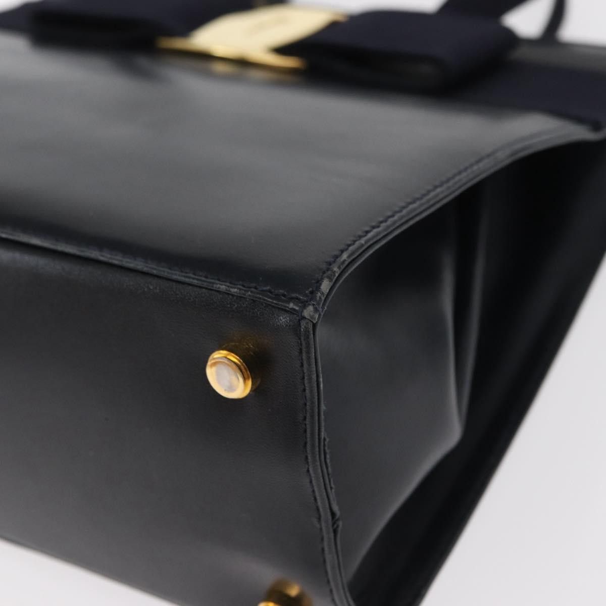 Salvatore Ferragamo Salvatore Ferragamo Convertible Vara Bow Tote Leather Size ONE SIZE - 9 Thumbnail