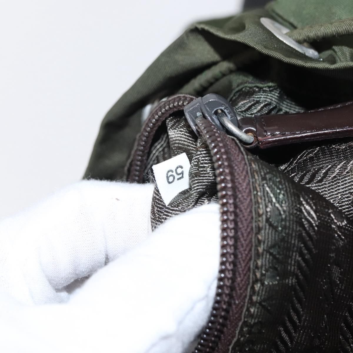 Prada Prada Double Front Pocket Backpack Tessuto Size ONE SIZE - 7 Thumbnail