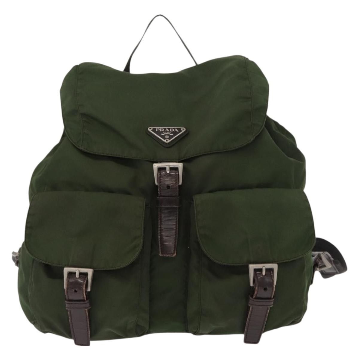 Prada Prada Double Front Pocket Backpack Tessuto Size ONE SIZE - 19 Thumbnail