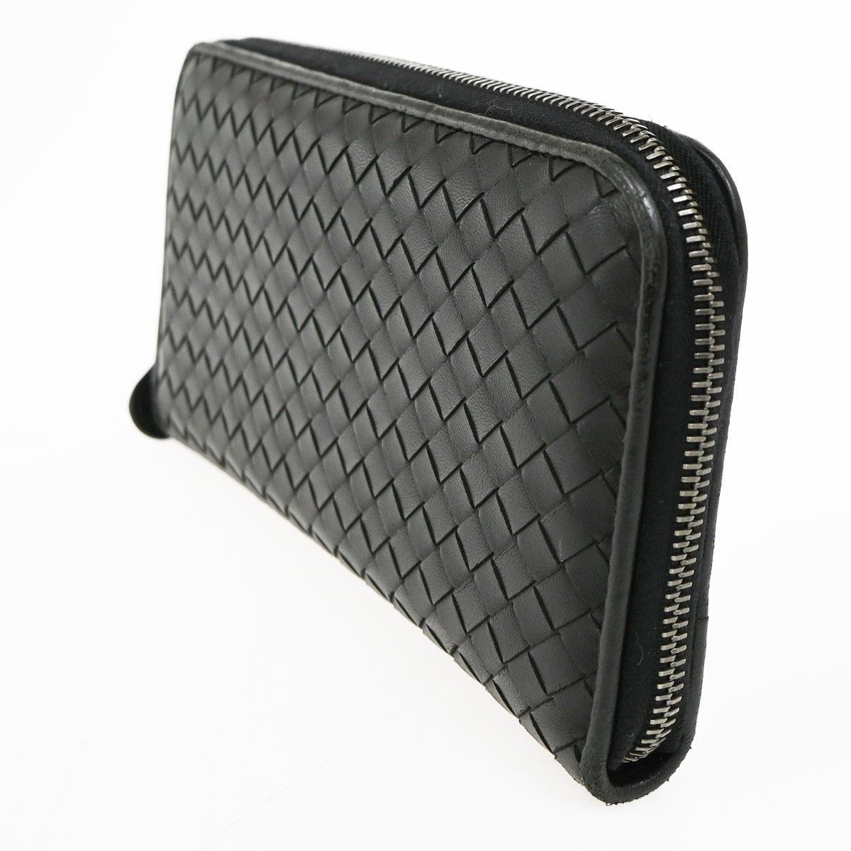 Bottega Veneta Bottega Veneta Intrecciato Long Zip Wallet Leather Size ONE SIZE - 3 Thumbnail