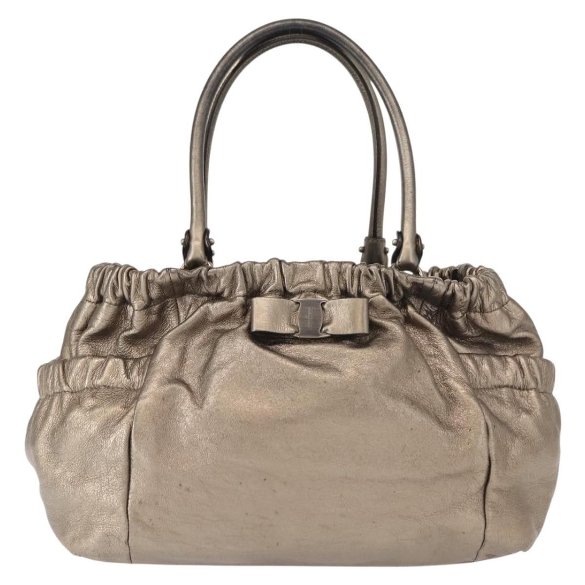 Salvatore Ferragamo Salvatore Ferragamo Vala Shoulder Bag Leather Size ONE SIZE - 17 Thumbnail