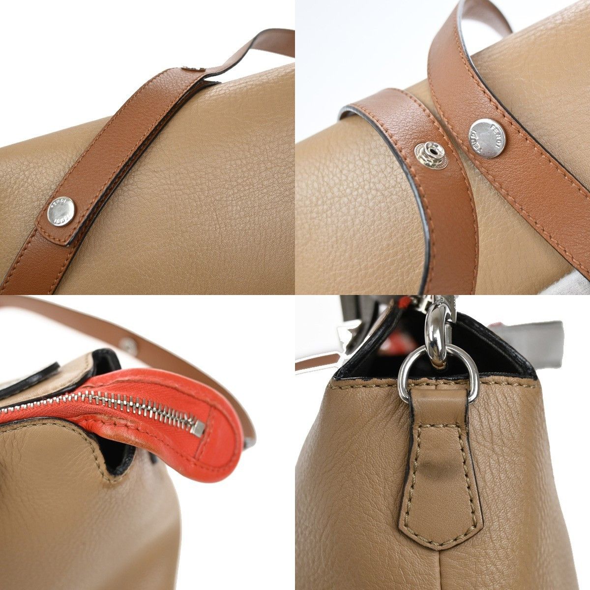 Fendi Fendi By The Way Satchel Leather Size ONE SIZE - 12 Thumbnail