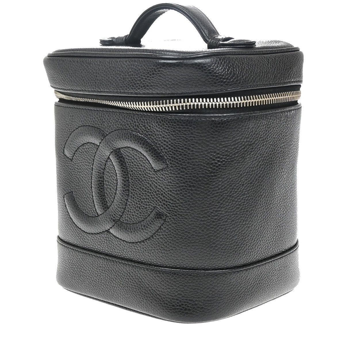Chanel Chanel Vintage Timeless Cosmetic Case Caviar Size ONE SIZE - 3 Thumbnail