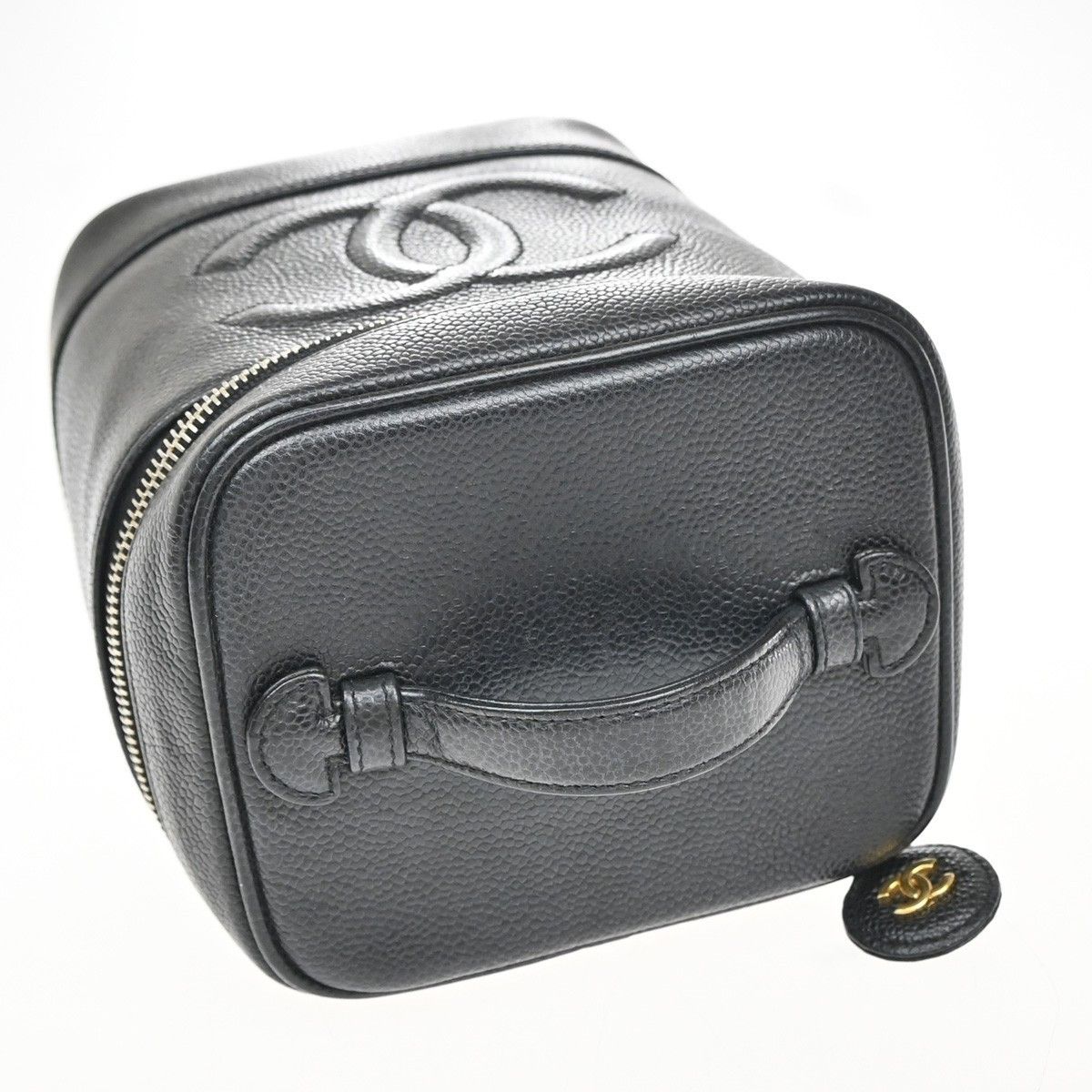 Chanel Chanel Vintage Timeless Cosmetic Case Caviar Size ONE SIZE - 8 Thumbnail