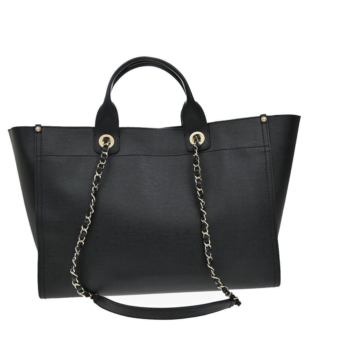 Chanel Chanel Deauville NM Tote Embossed Calfskin Size ONE SIZE - 2 Thumbnail
