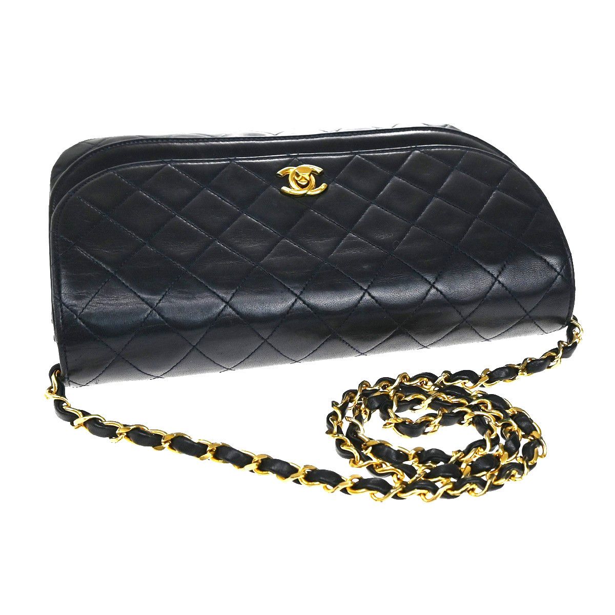 Chanel Chanel Vintage Flap Bag Leather Size ONE SIZE - 7 Thumbnail