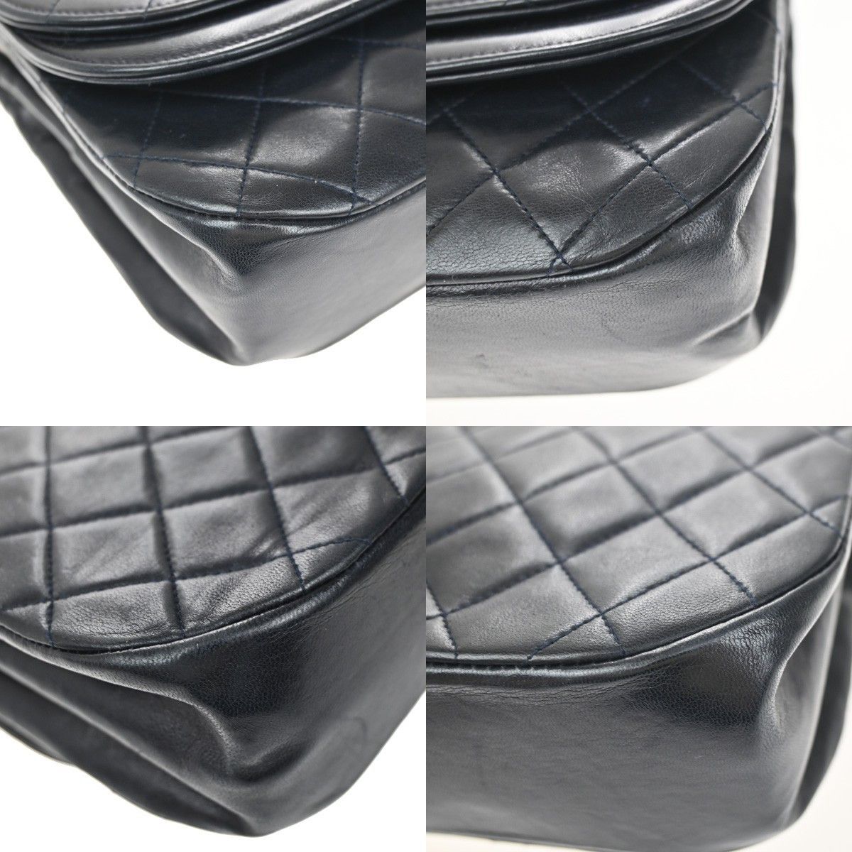 Chanel Chanel Vintage Flap Bag Leather Size ONE SIZE - 8 Thumbnail