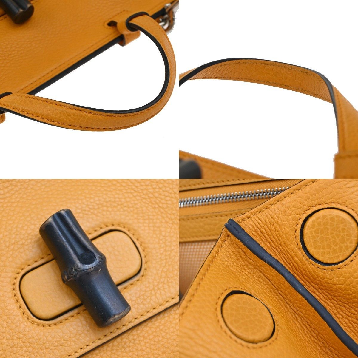 Gucci Gucci Bamboo Daily Top Handle Leather Size ONE SIZE - 9 Thumbnail