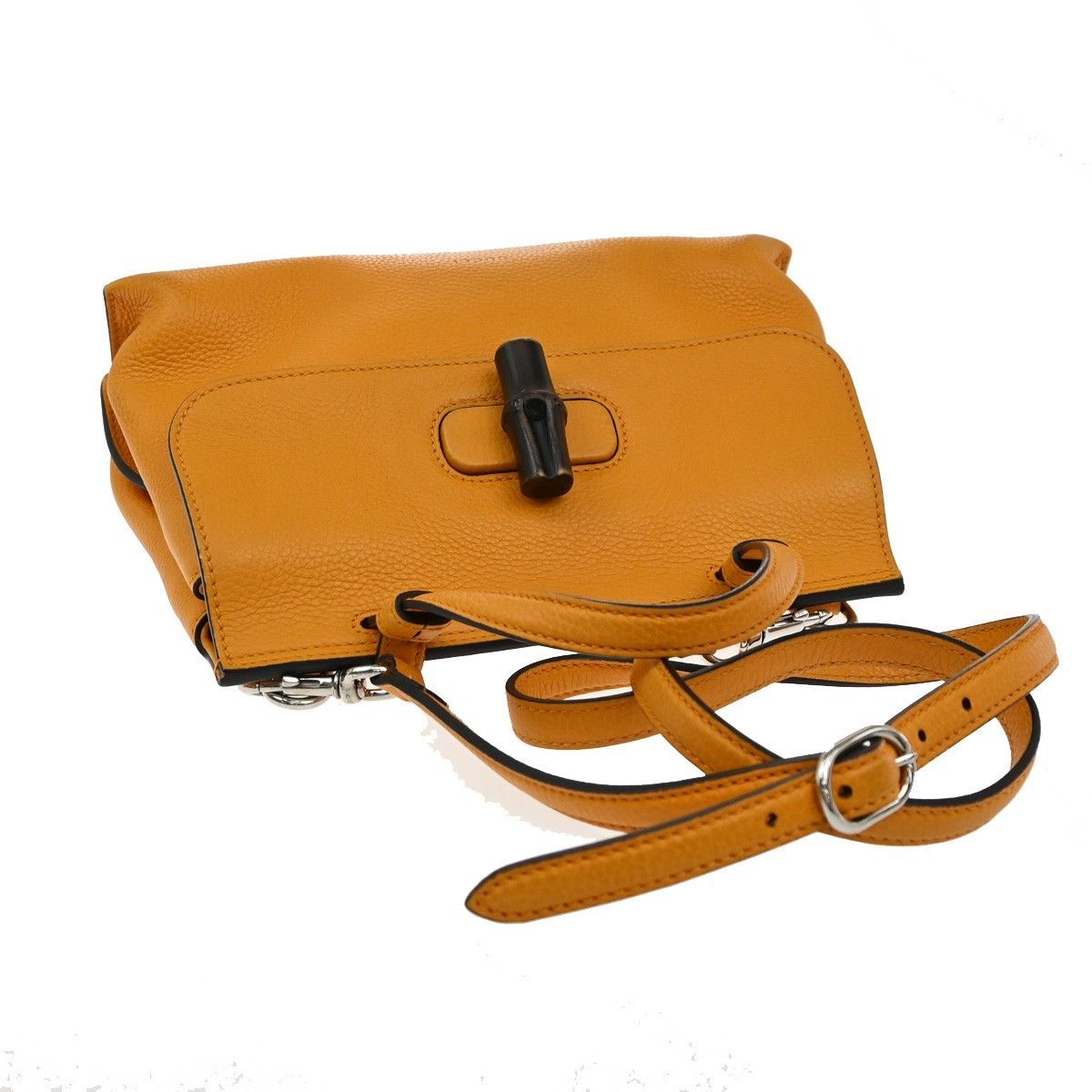 Gucci Gucci Bamboo Daily Top Handle Leather Size ONE SIZE - 7 Thumbnail