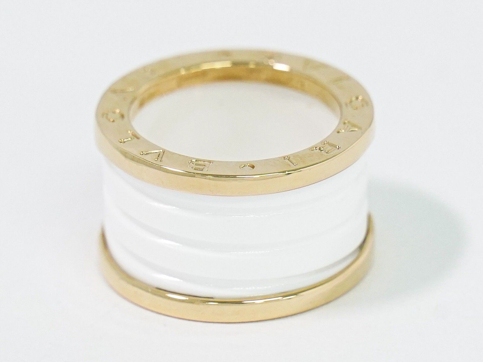 Bvlgari Bvlgari B.Zero1 Three Band 18K Yellow Gold and Ceramic Size ONE SIZE - 9 Thumbnail