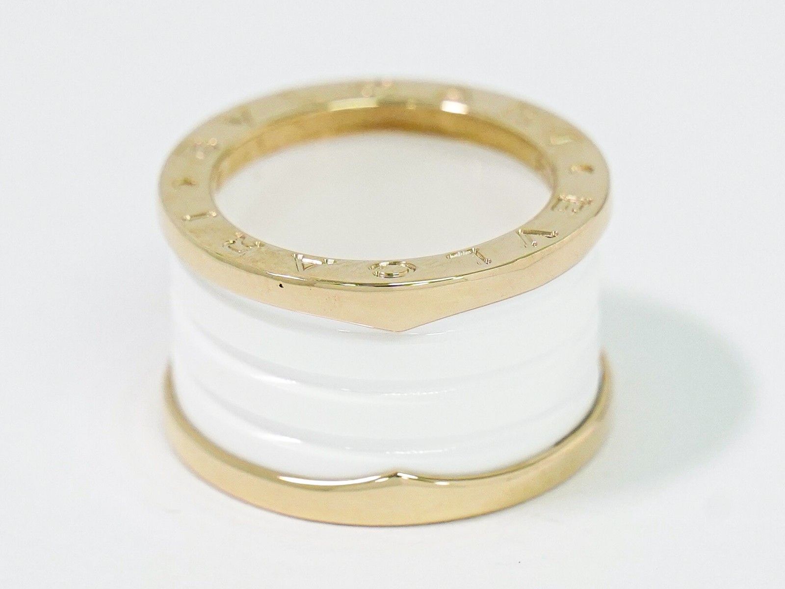 Bvlgari Bvlgari B.Zero1 Three Band 18K Yellow Gold and Ceramic Size ONE SIZE - 2 Thumbnail