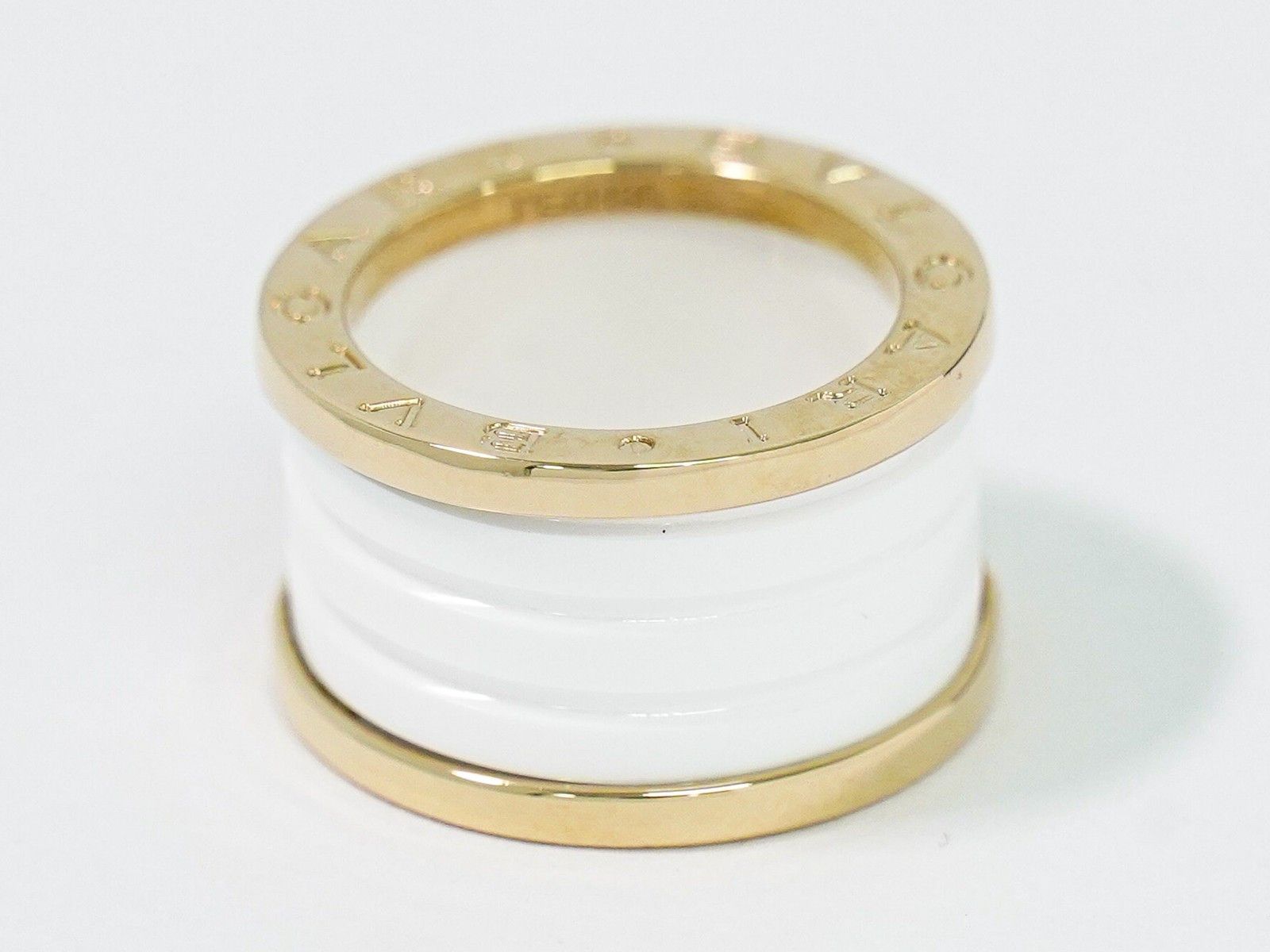 Bvlgari Bvlgari B.Zero1 Three Band 18K Yellow Gold and Ceramic Size ONE SIZE - 3 Thumbnail