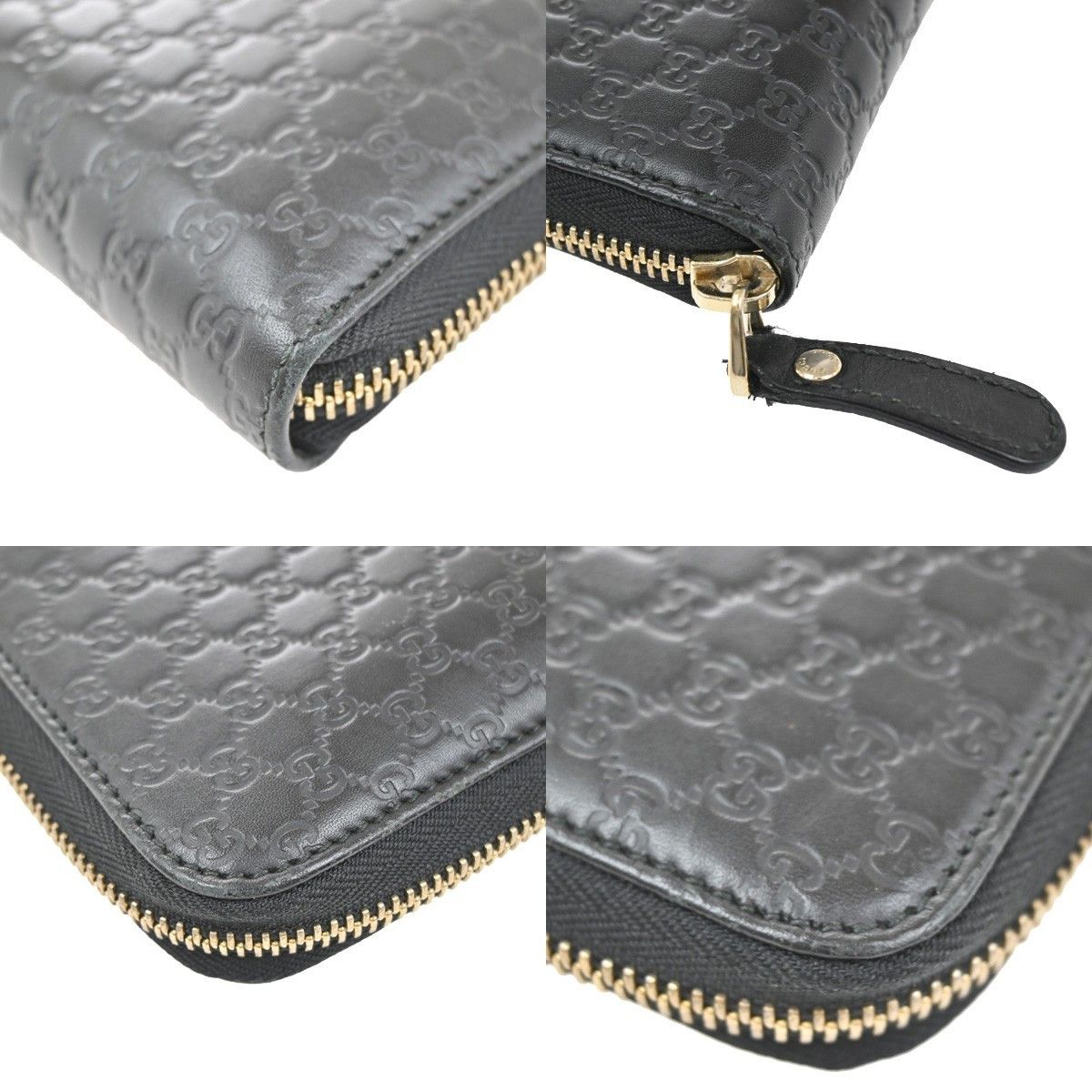 Gucci Gucci Signature Zip Around Wallet Guccissima Leather Size ONE SIZE - 9 Thumbnail