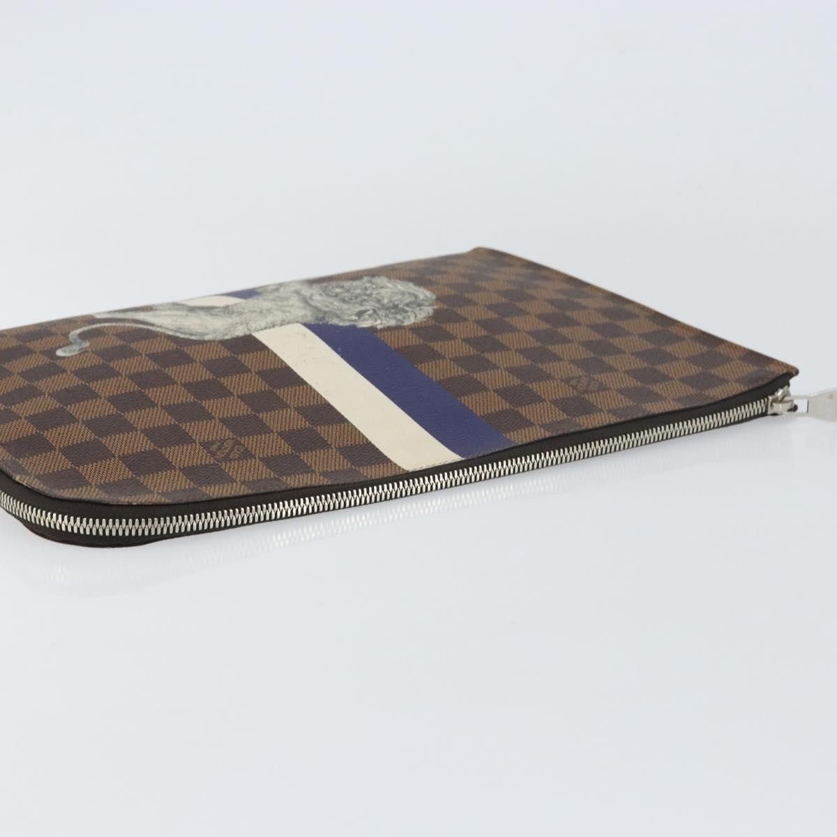 Louis Vuitton Louis Vuitton Pochette Jour Limited Edition Chapman Savane Damier Size ONE SIZE - 14 Thumbnail