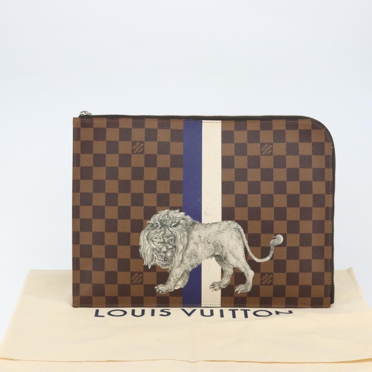 Louis Vuitton Louis Vuitton Pochette Jour Limited Edition Chapman Savane Damier Size ONE SIZE - 13 Thumbnail