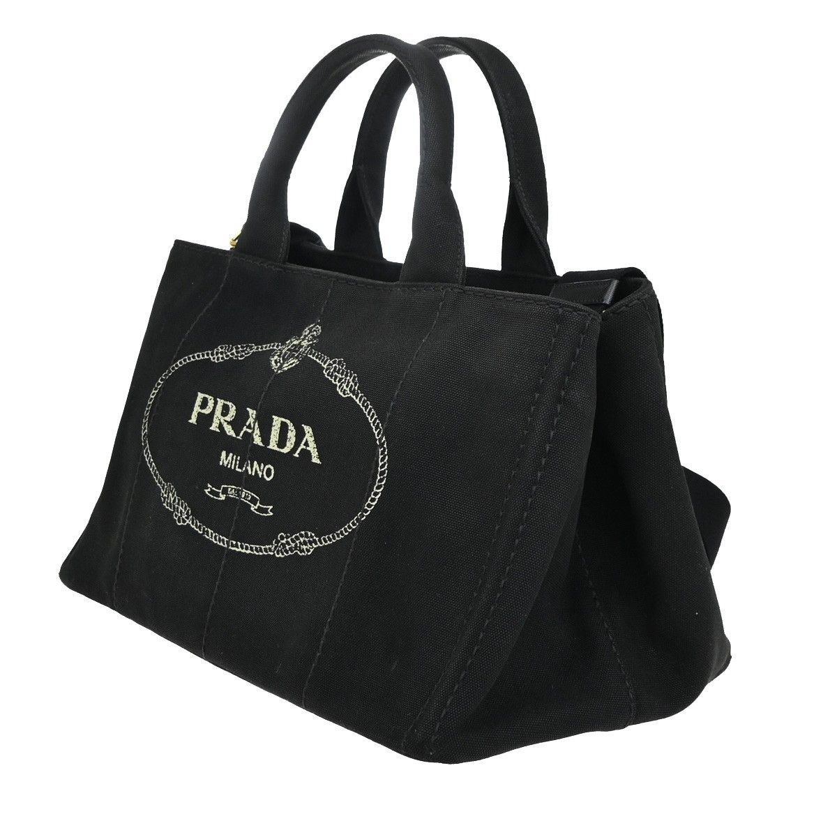 Prada Prada Canapa Convertible Tote Canvas Size ONE SIZE - 3 Thumbnail