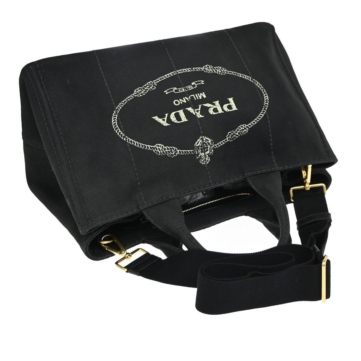 Prada Prada Canapa Convertible Tote Canvas Size ONE SIZE - 6 Thumbnail