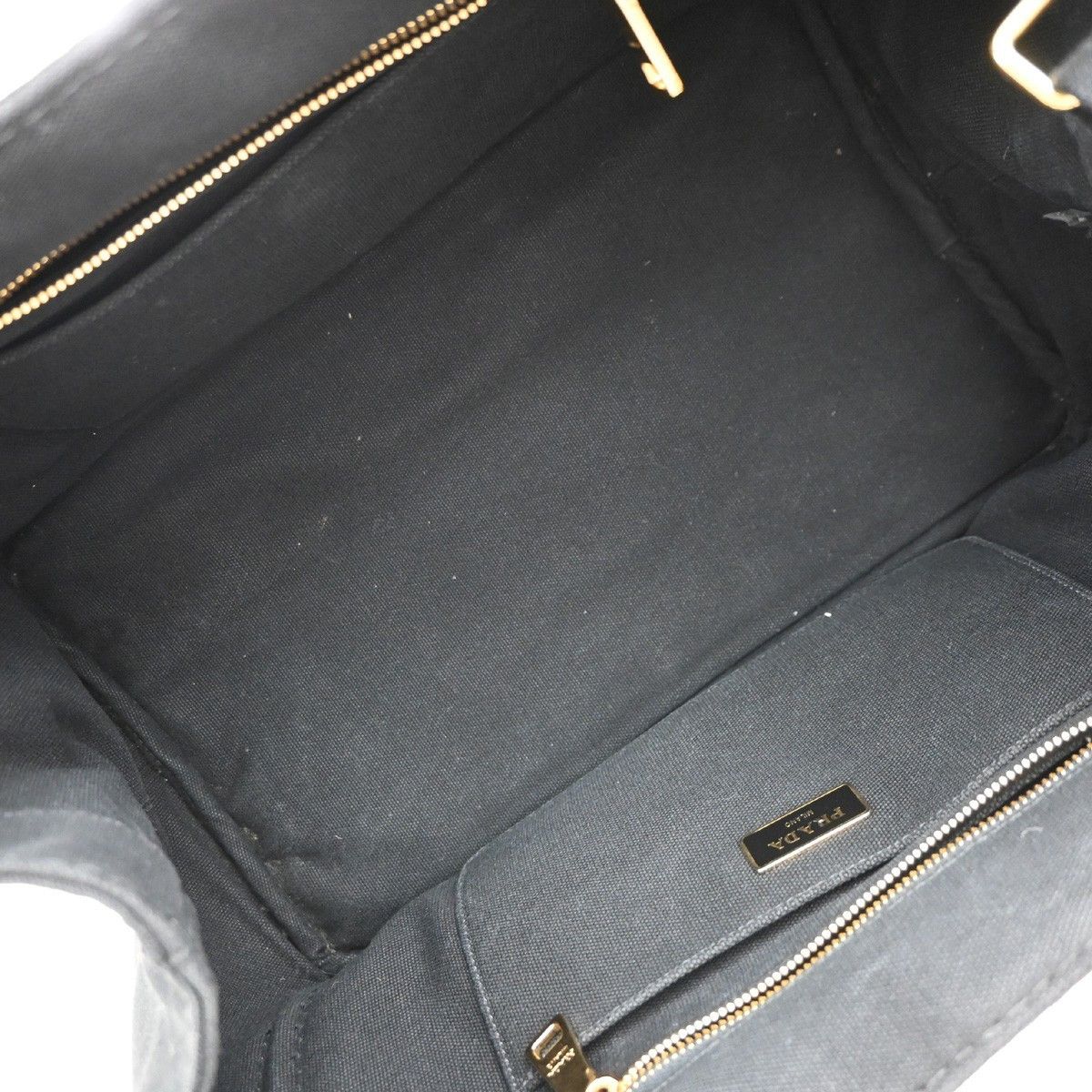 Prada Prada Canapa Convertible Tote Canvas Size ONE SIZE - 4 Thumbnail