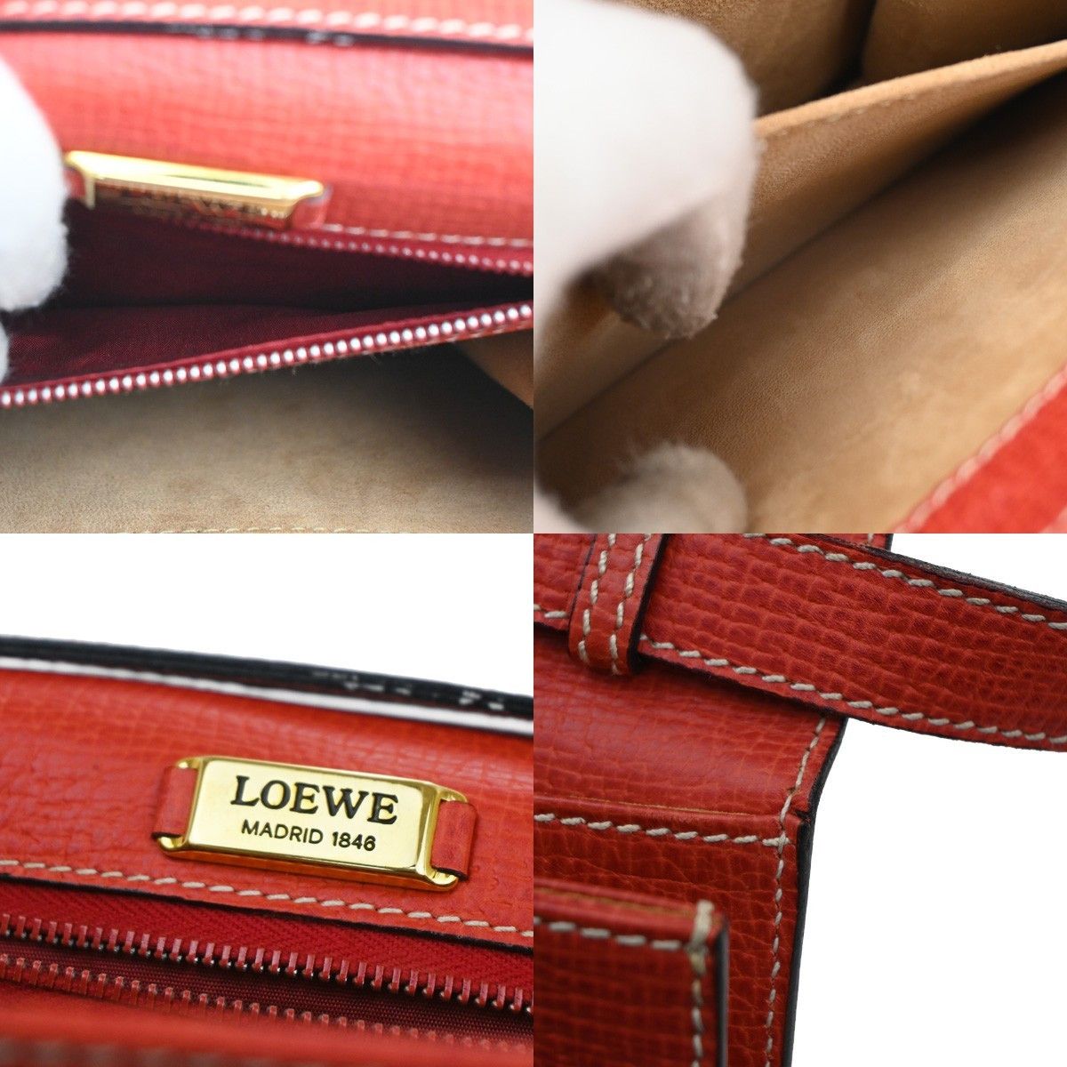 Loewe Loewe Barcelona Shoulder Bag Leather Size ONE SIZE - 7 Thumbnail