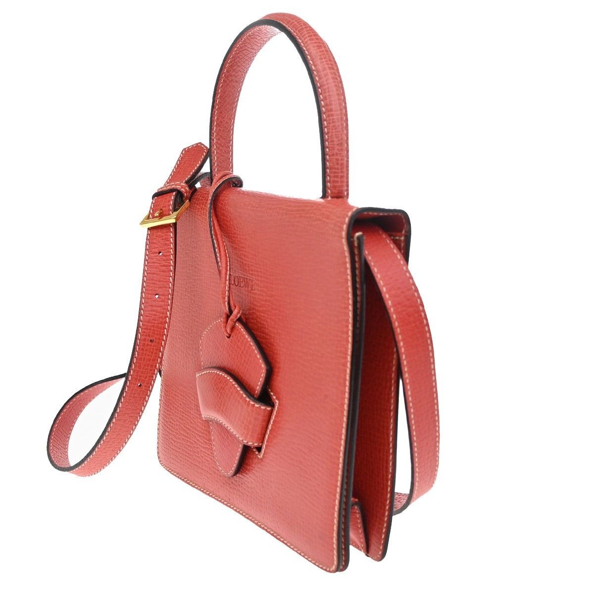 Loewe Loewe Barcelona Shoulder Bag Leather Size ONE SIZE - 3 Thumbnail