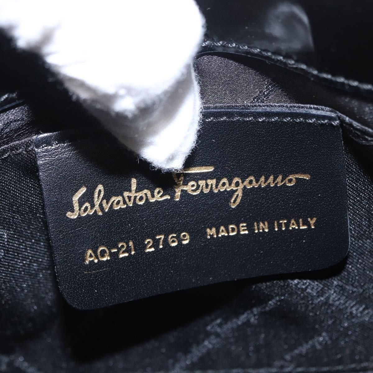 Salvatore Ferragamo Salvatore Ferragamo Gancini Patent Leather Size ONE SIZE - 6 Thumbnail