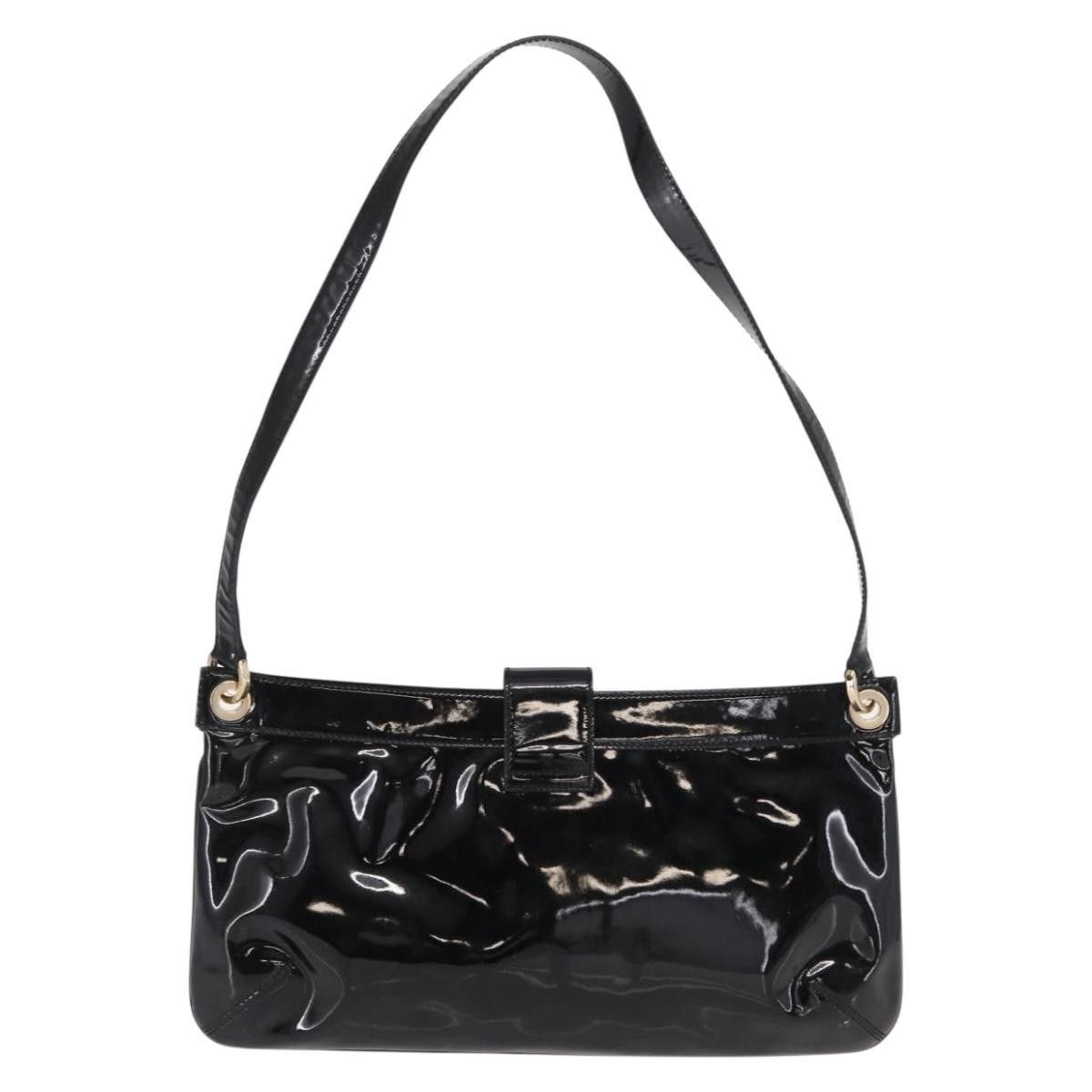 Salvatore Ferragamo Salvatore Ferragamo Gancini Patent Leather Size ONE SIZE - 2 Thumbnail