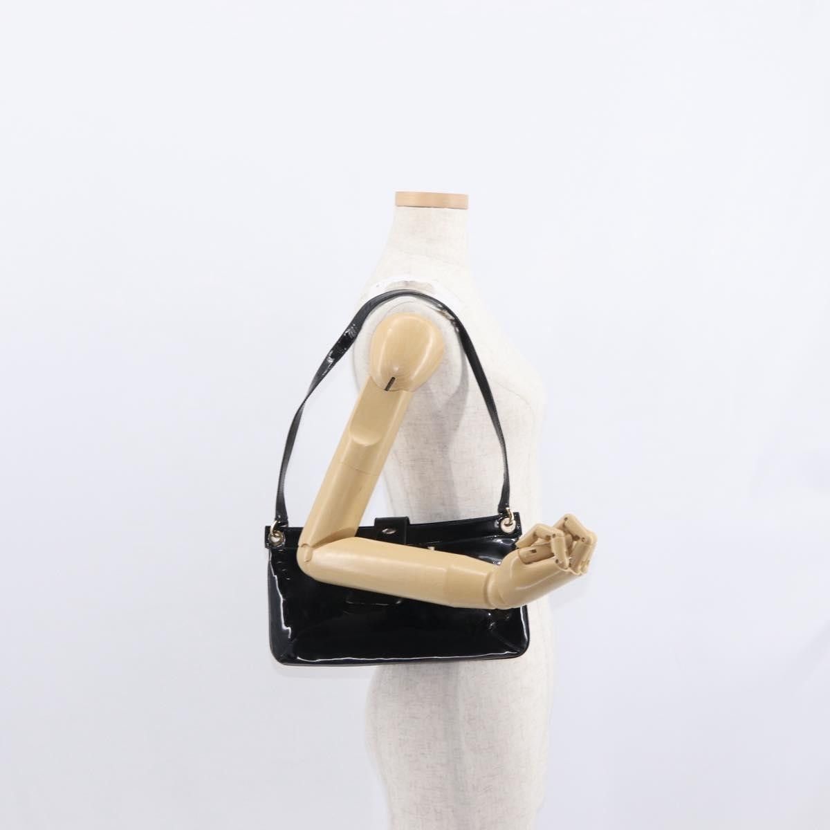 Salvatore Ferragamo Salvatore Ferragamo Gancini Patent Leather Size ONE SIZE - 13 Thumbnail