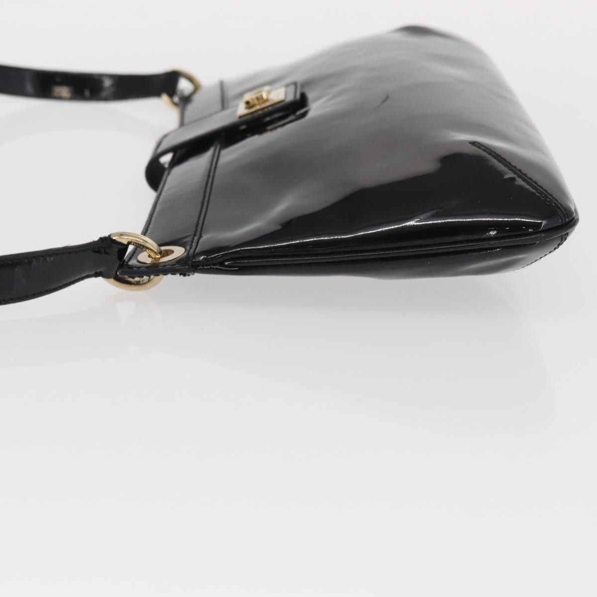 Salvatore Ferragamo Salvatore Ferragamo Gancini Patent Leather Size ONE SIZE - 4 Thumbnail