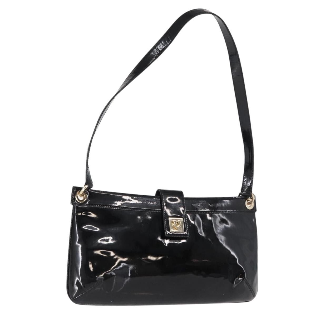 Salvatore Ferragamo Salvatore Ferragamo Gancini Patent Leather Size ONE SIZE - 17 Thumbnail