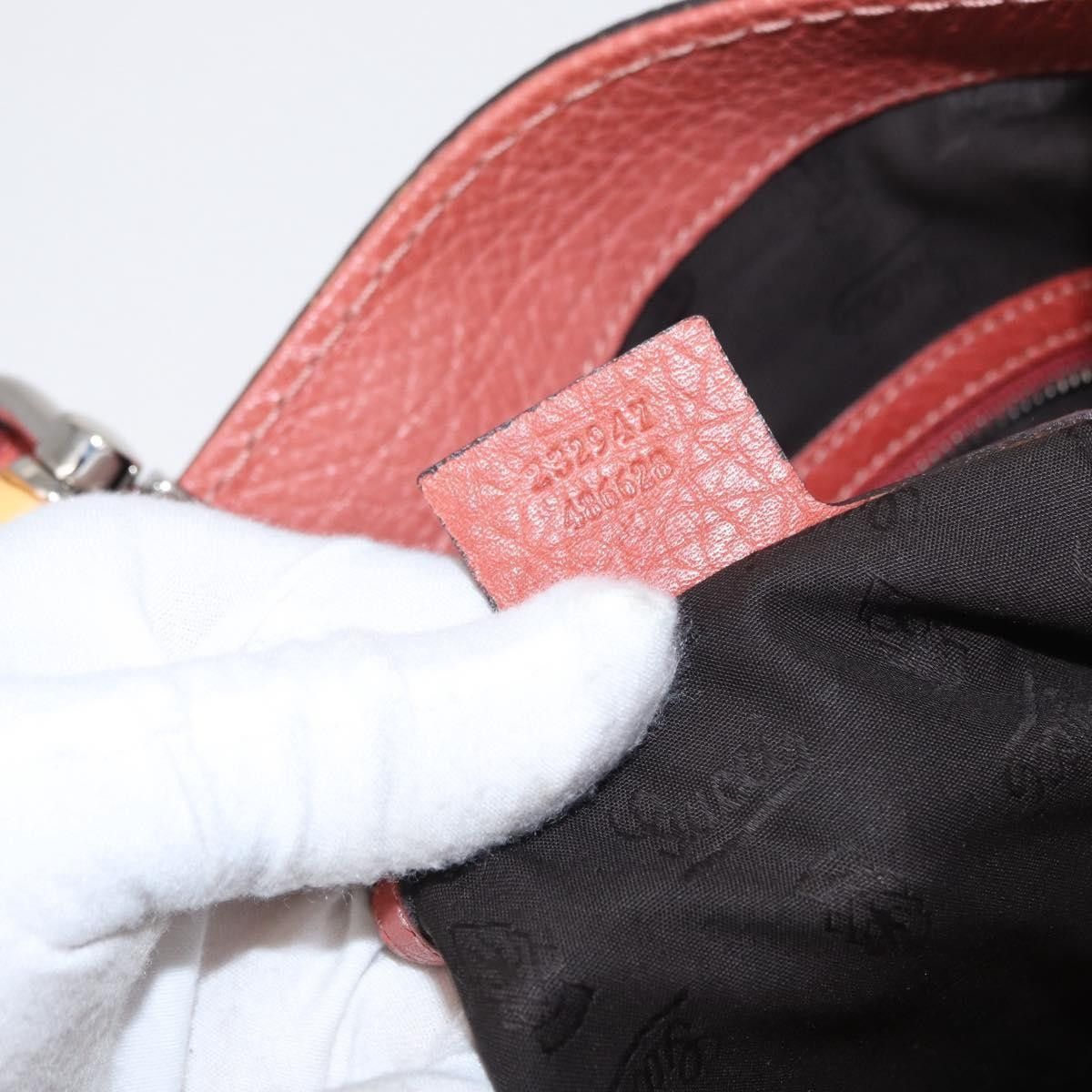 Gucci Gucci Vintage Bamboo Handle Leather Size ONE SIZE - 7 Thumbnail