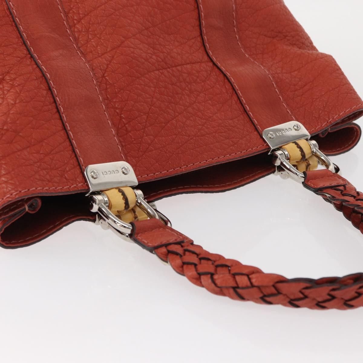 Gucci Gucci Vintage Bamboo Handle Leather Size ONE SIZE - 16 Thumbnail