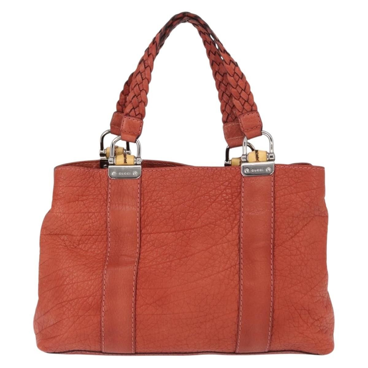 Gucci Gucci Vintage Bamboo Handle Leather Size ONE SIZE - 2 Thumbnail
