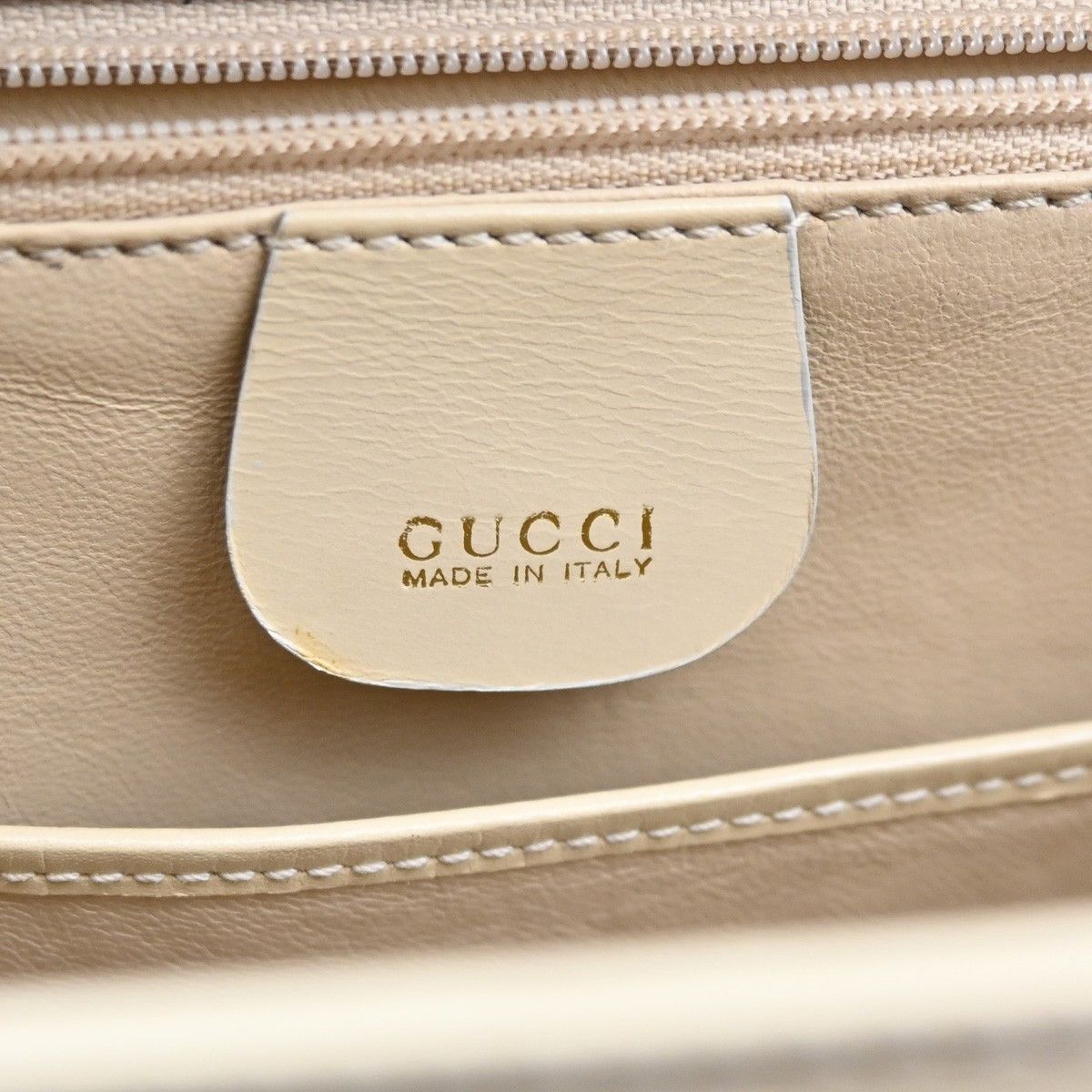 Gucci Gucci Vintage Convertible Bamboo Top Handle Bag Leather Size ONE SIZE - 14 Thumbnail