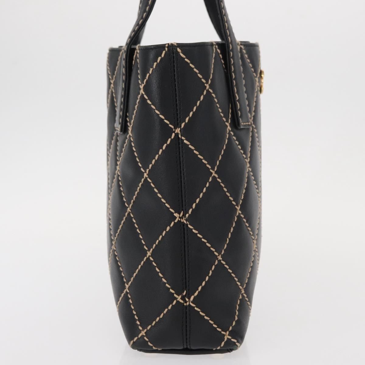 Chanel Chanel Surpique Tote Quilted Leather Size ONE SIZE - 4 Thumbnail