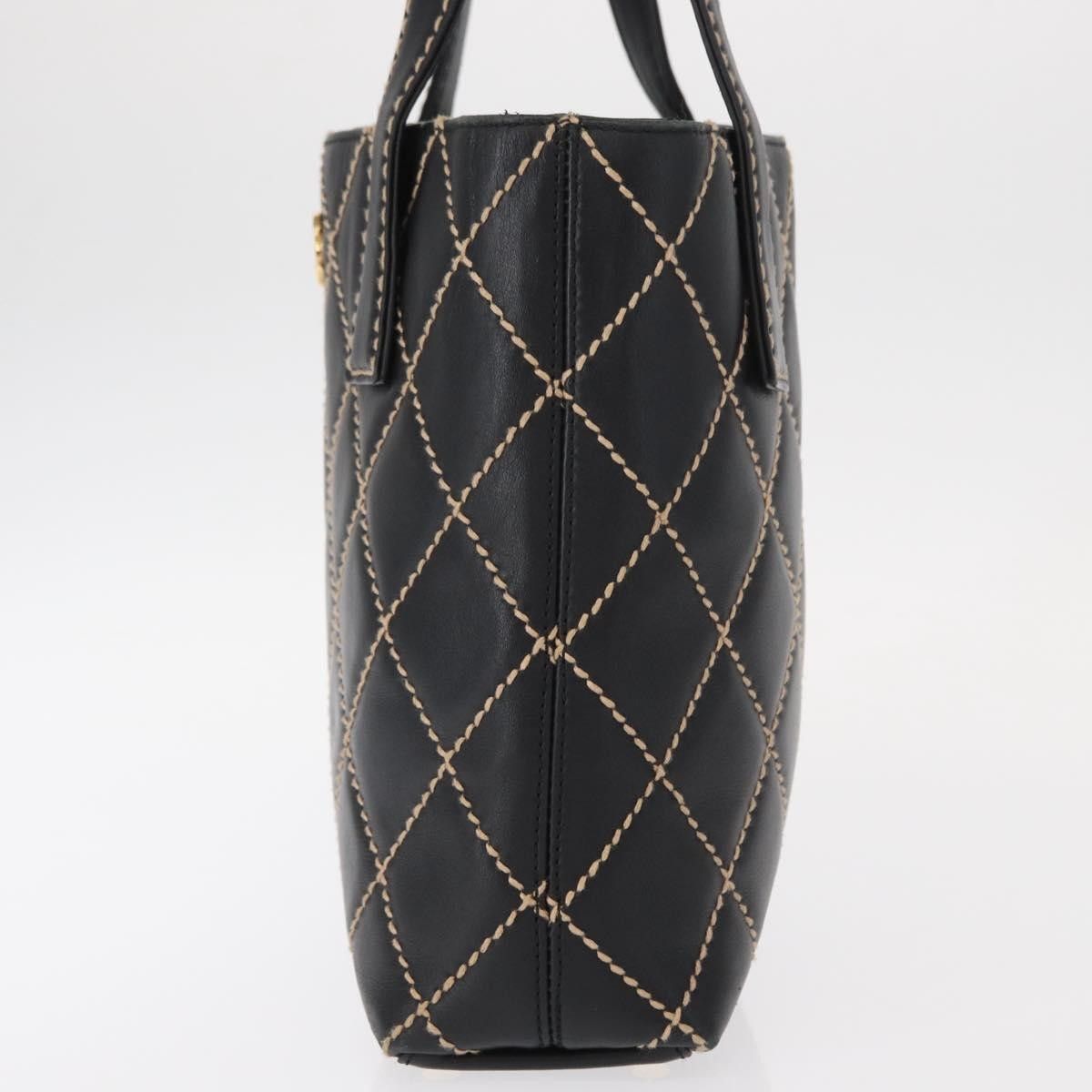 Chanel Chanel Surpique Tote Quilted Leather Size ONE SIZE - 3 Thumbnail